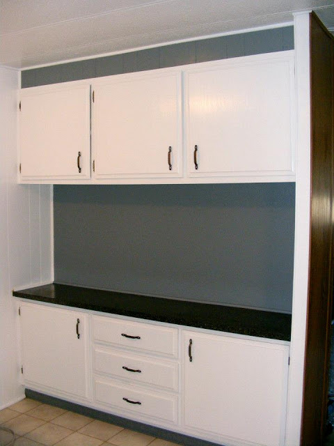 Single wide kitchen remodel-buffet after