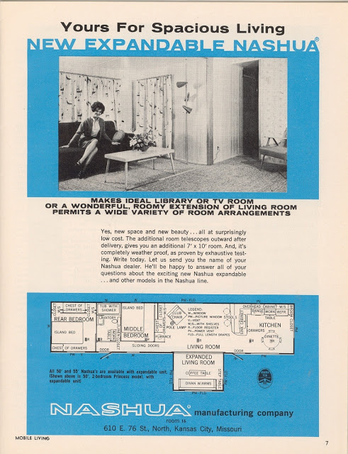 Nashua Expandable Mobile Homes - advertisement