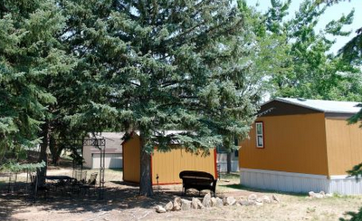 favorite Craigslist mobile home finds - living room