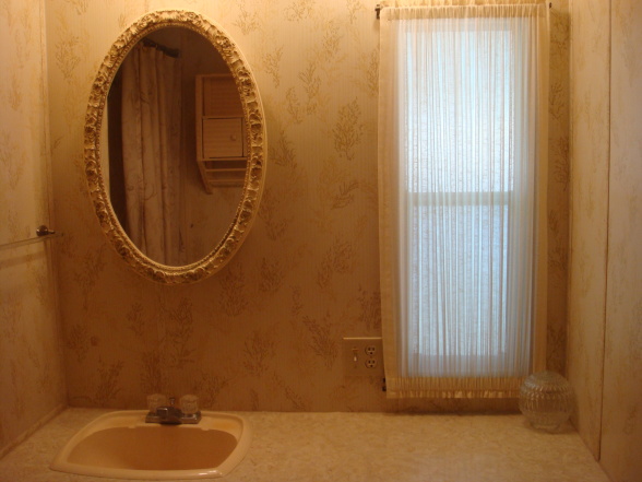 single wide makeover-small bathroom