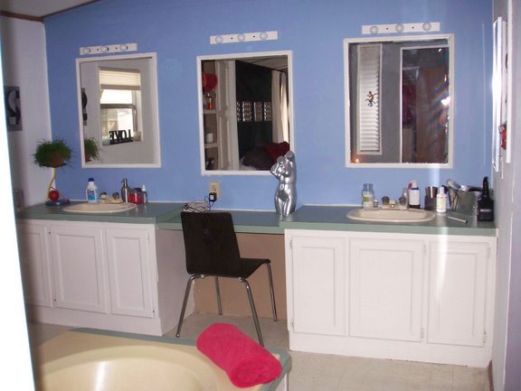 single wide makeover-vanity