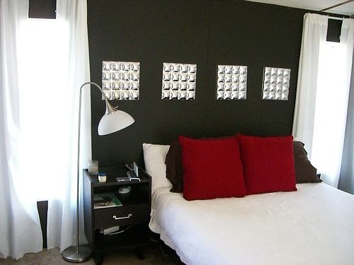 single wide makeover-remodeled bedroom