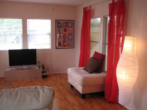 Colorful Living Room Makeover In A Single Wide Colorful living room makeover in a single wide