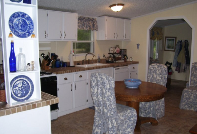 double wide manufactured home makeover - kitchen after complete makeover