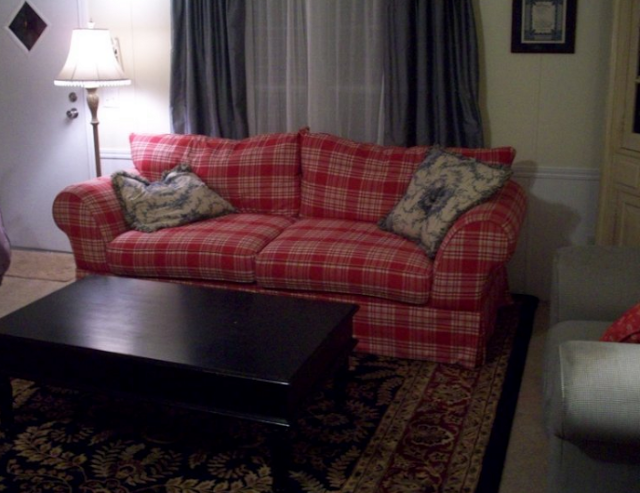 French Country Style Double Wide Manufactured Home Makeover - Living room after 