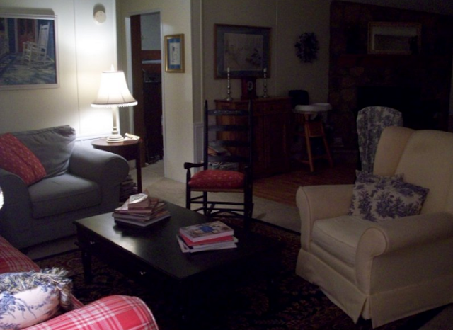 French Country Style Double Wide Manufactured Home Makeover - Living room after 