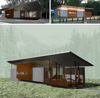 old mobile home remodels-exterior views