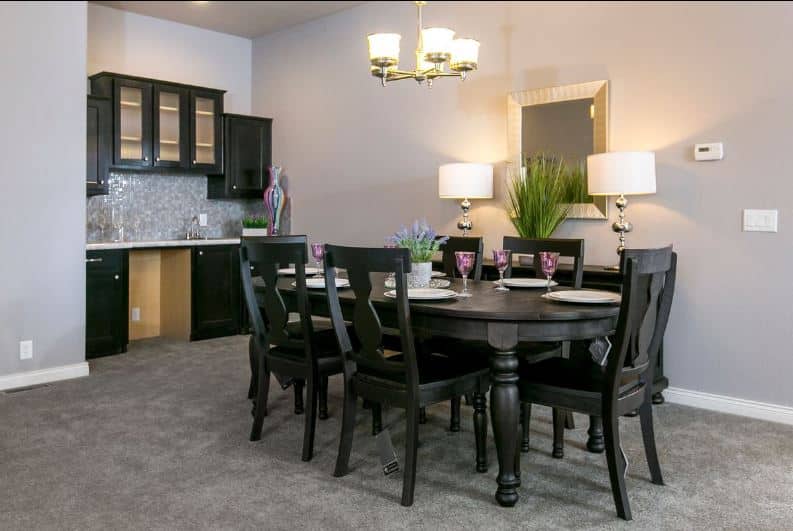 Triple Wide Dining Area