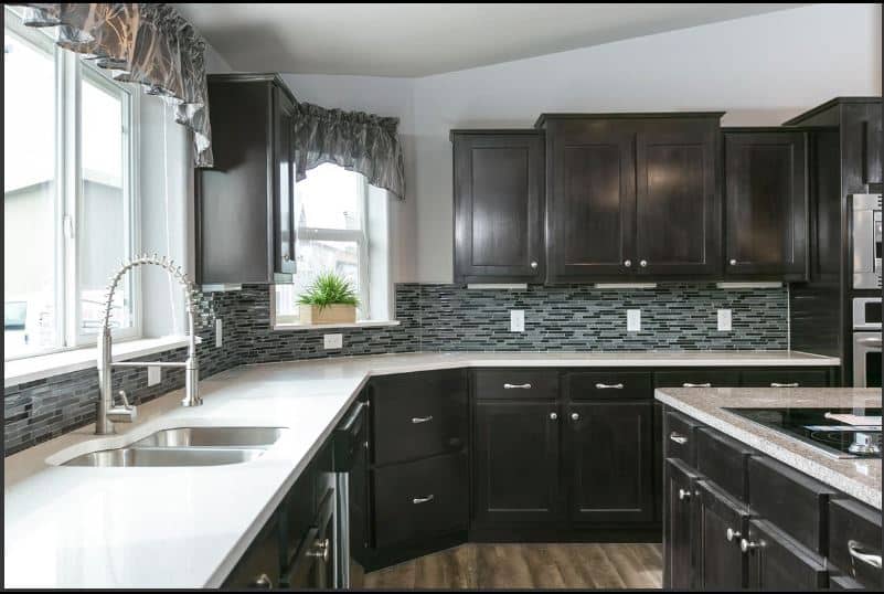 Triple Wide Manufactured Home Kitchen