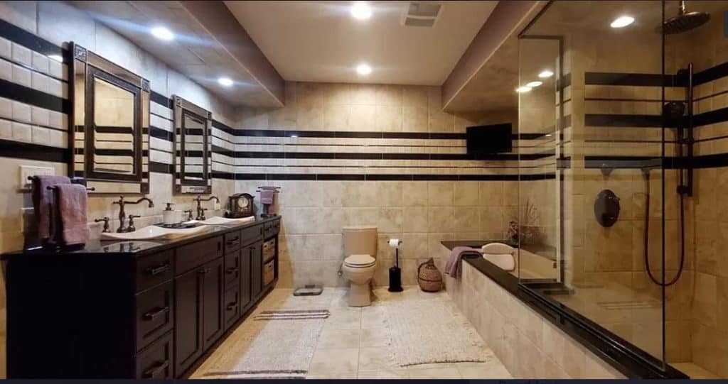 Yes, These Are Manufactured Homes! Two in one second bathroom