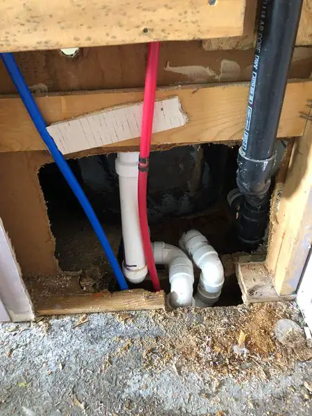 Updated single wide-plumbing