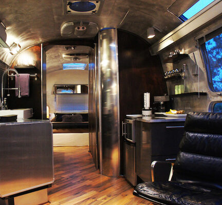 vintage airstream remodel-interior