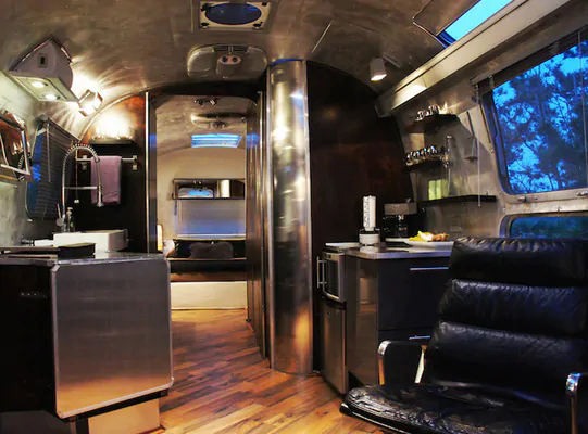 This Vintage Airstream Remodel is so Cool