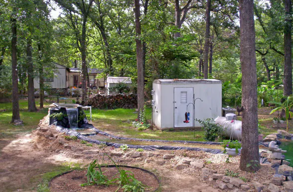 water features for mobile home landscaping