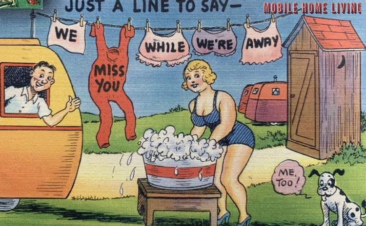 We Miss You While Were Away Postcard 1