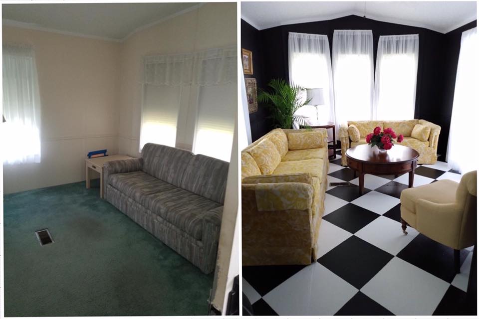 Wendy W Living Room Before And After