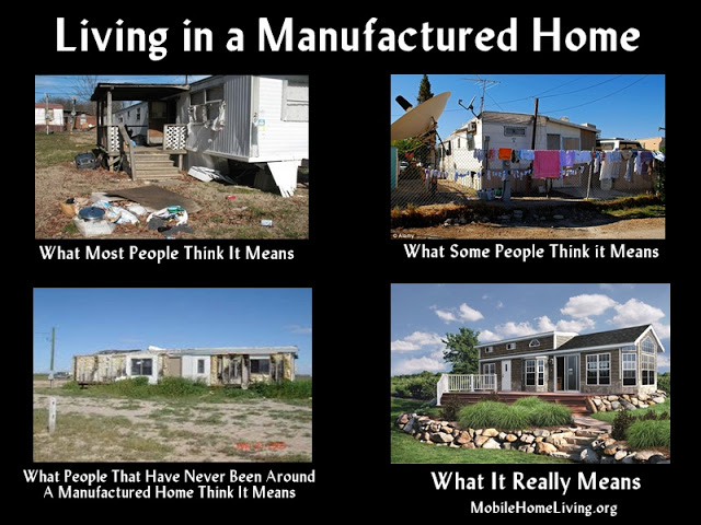 living in a manufactured home