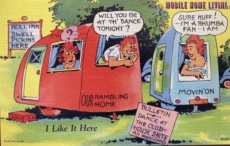 Will You Be At The Dance Postcard 1