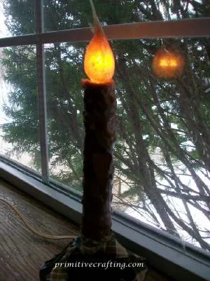 window_light tutorial - primitive country decor and crafts