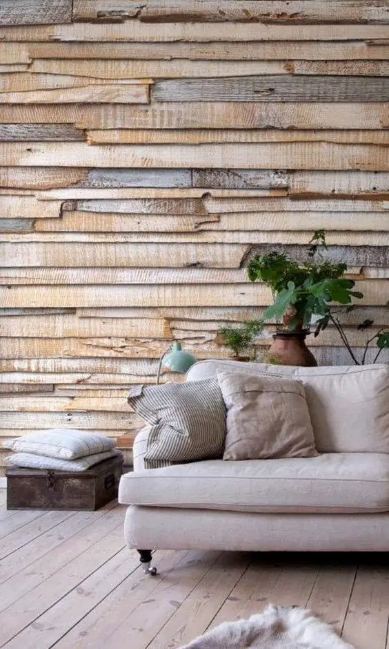 Wood accent walls - using accent walls in your mobile home